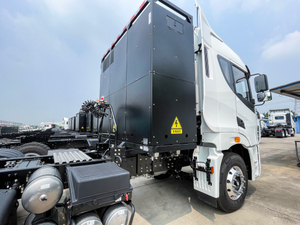 H9 alto rendimiento de la marca del camión CAMC China del tractor de las ruedas EV del piso 6x4 10 buen