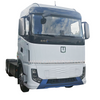 CAMC Fuerte Traction de tractor 6x4 Tractor con techo alto