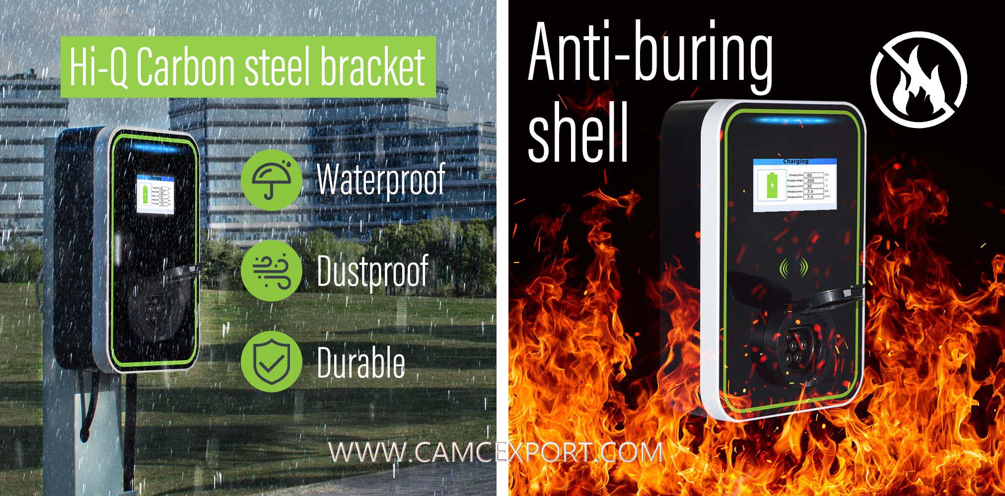 Cargador de veh&iacute;culo el&eacute;ctrico tipo enchufe comercial tipo 1