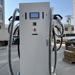 Cargador de vehículo eléctrico con conector de carga dual DC 60kw 80kw 120kw