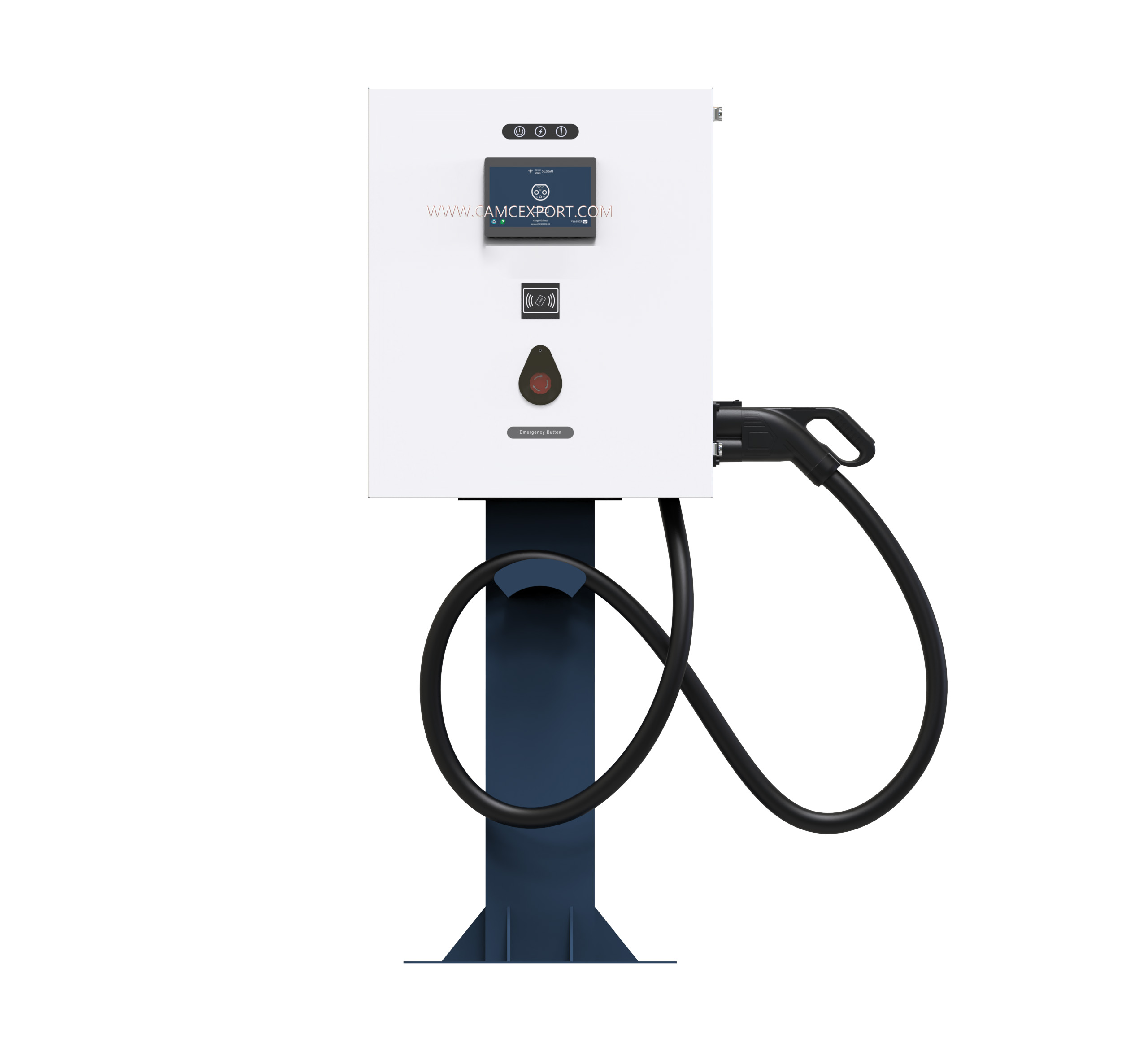 Cargador de vehículo eléctrico con conector de carga único DC 30kw