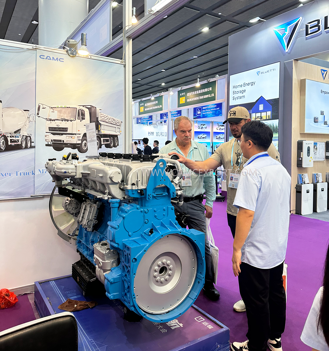 CAMC brilla en la 138.ª Feria de Cantón: muestra de motores, cargadores de vehículos eléctricos y ejes motrices eléctricos