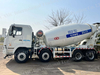 Diesel camión hormigonera de 8 metros cúbicos para construcción