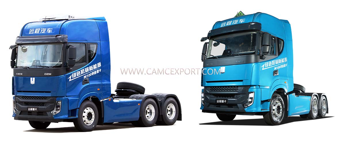 Cami&oacute;n tractor de metanol G2M
