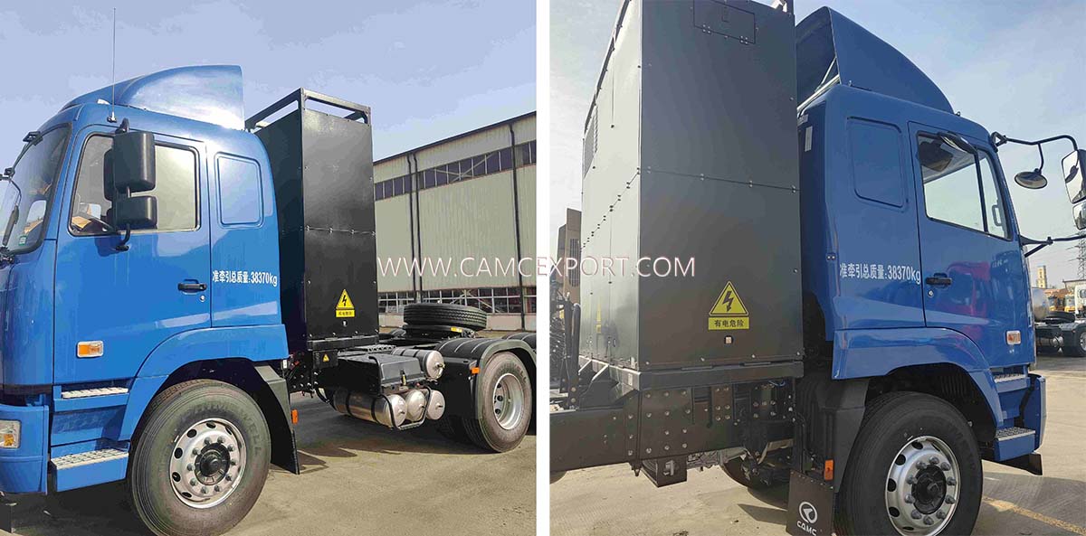 Tractor el&eacute;ctrico CAMC 6X4